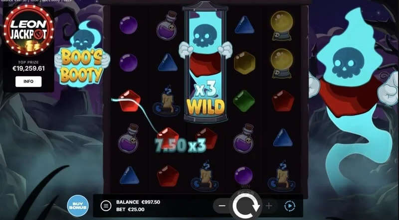 Boo's Booty - kemenangan di game dasar dengan simbol Expanding